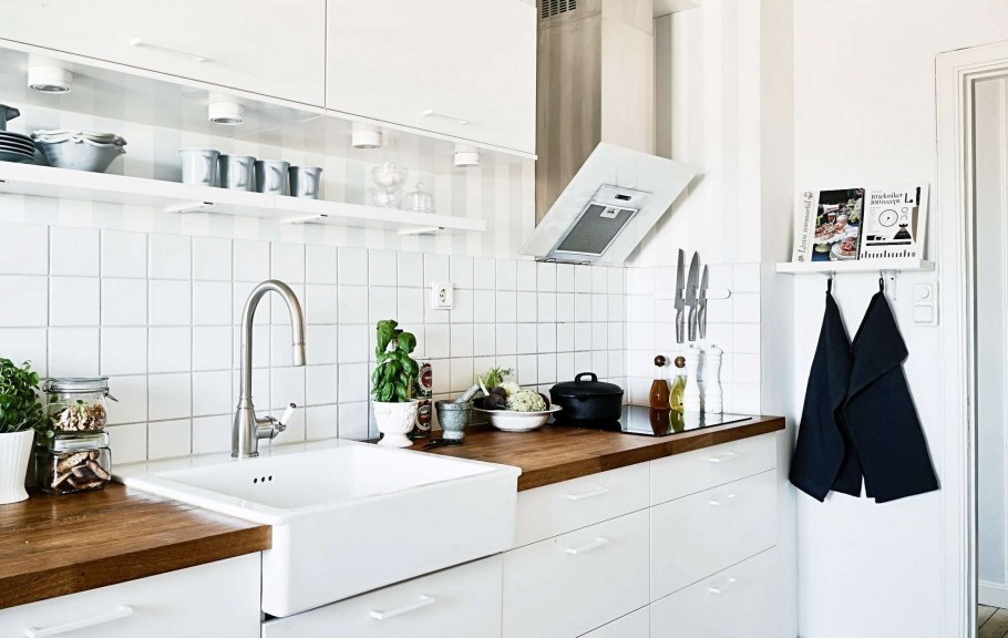 Фартук для белой кухни икеа