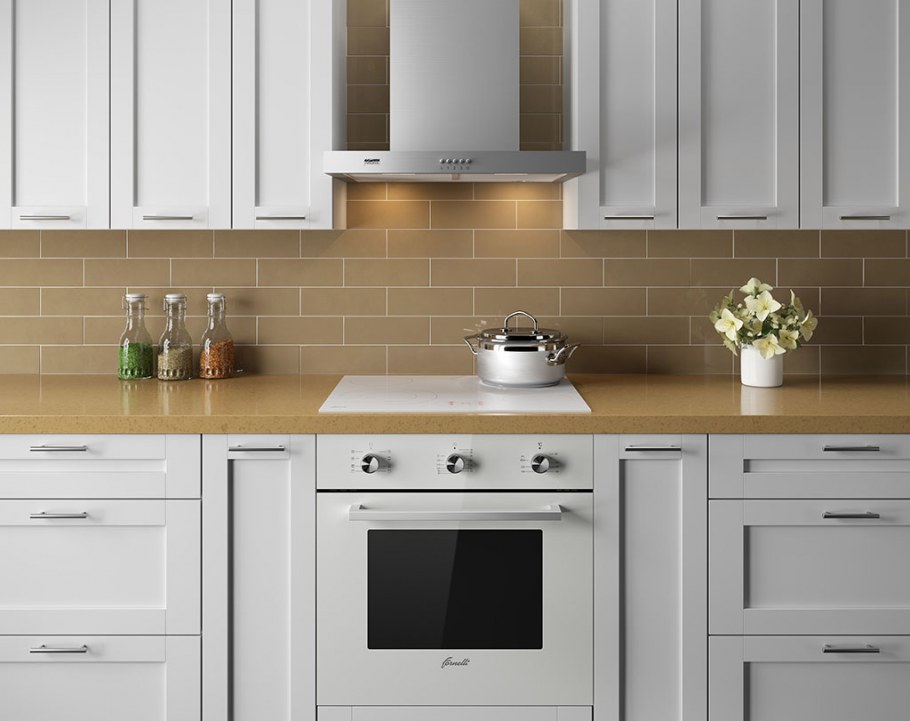 Кухонные гарнитуры с вытяжкой