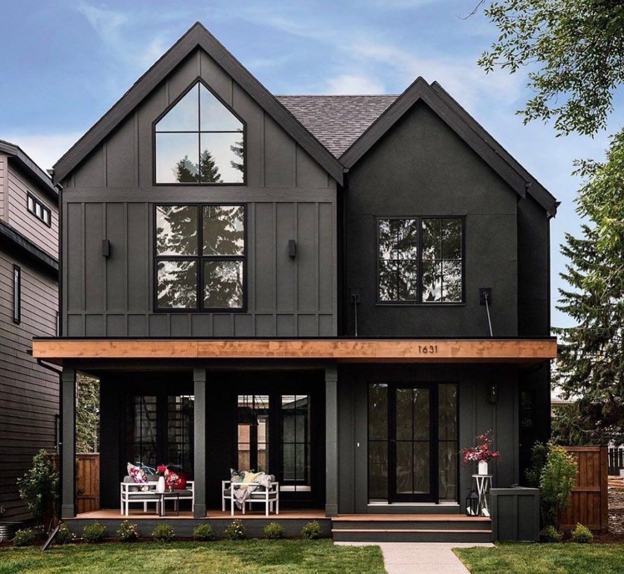 Коричневый дом