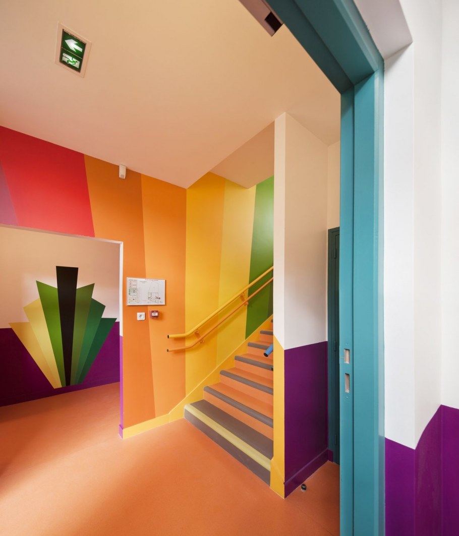 Парижский детский сад ecole maternelle Pajol