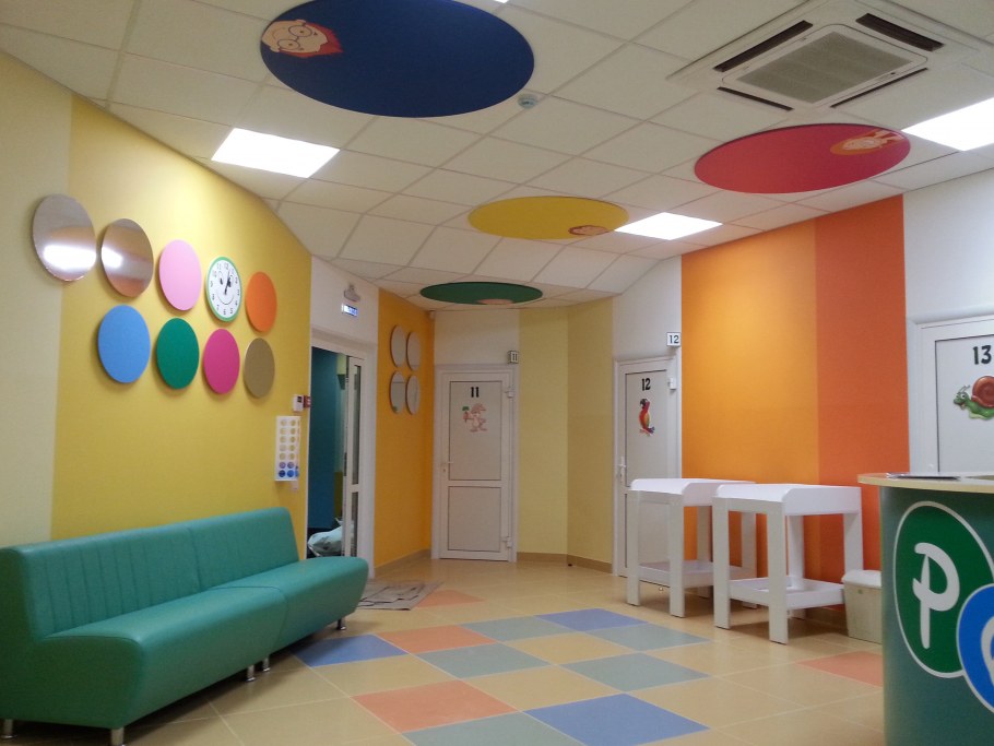 Холл в детском центре