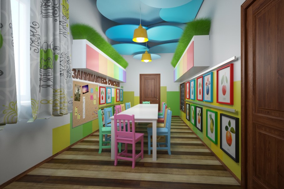 Современная изостудия в детском саду