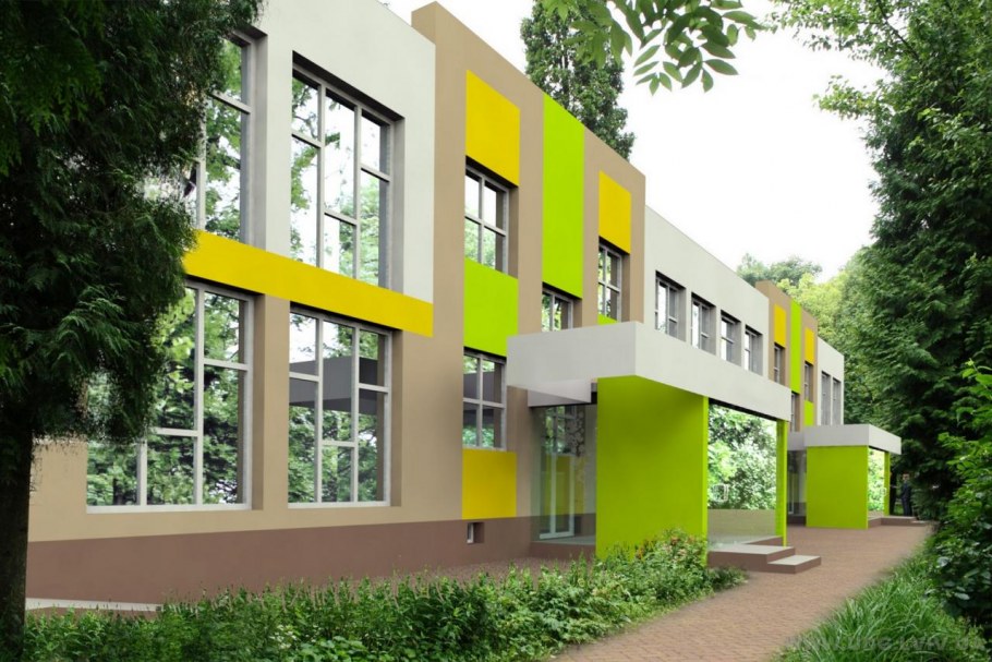 Фасад школы