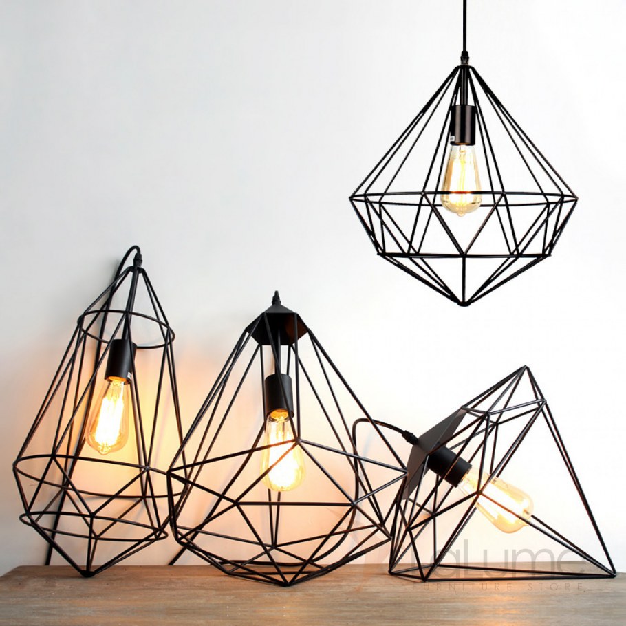 Светильники лофт Polygon Light подвесные
