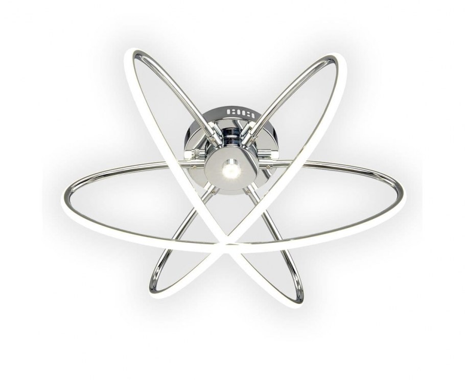 Люстра светодиодная Максисвет геометрия 1-1430-3-CR led, led, 64 Вт