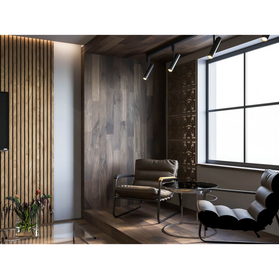 Панель МДФ Interior 3d дуб стоунвуд