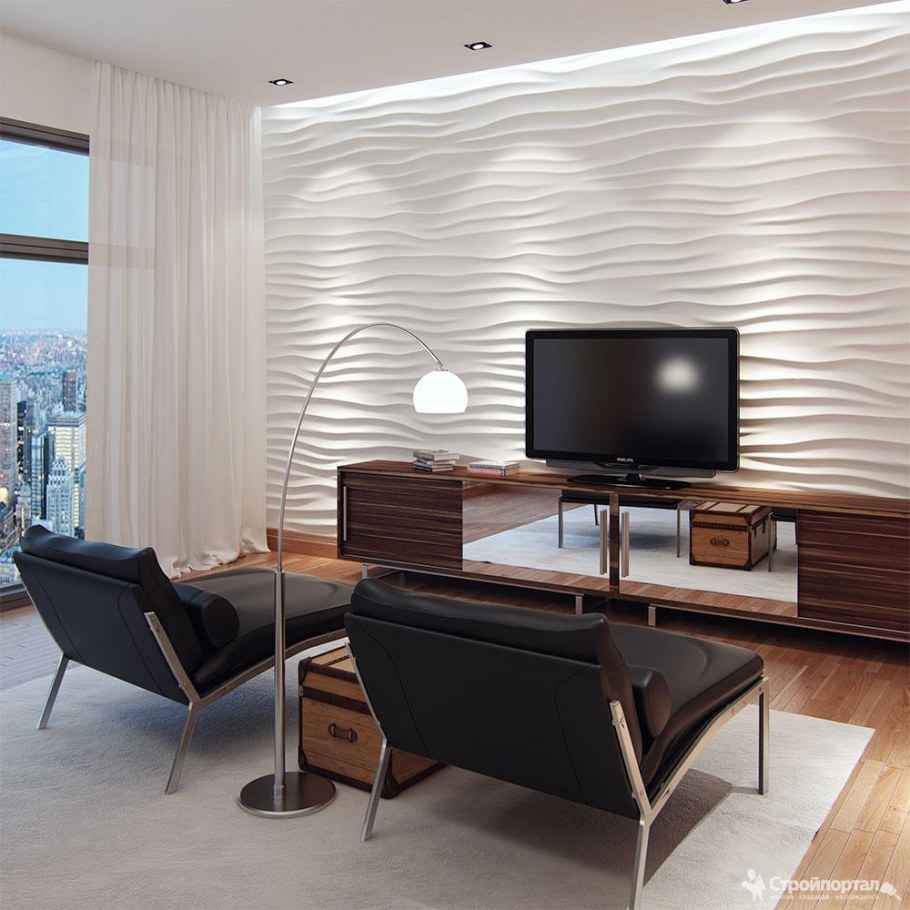 Деревянные панели в интерьере