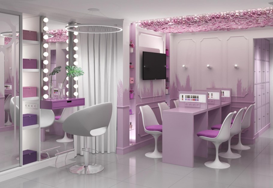 Рабочее место мастера маникюра и педикюра