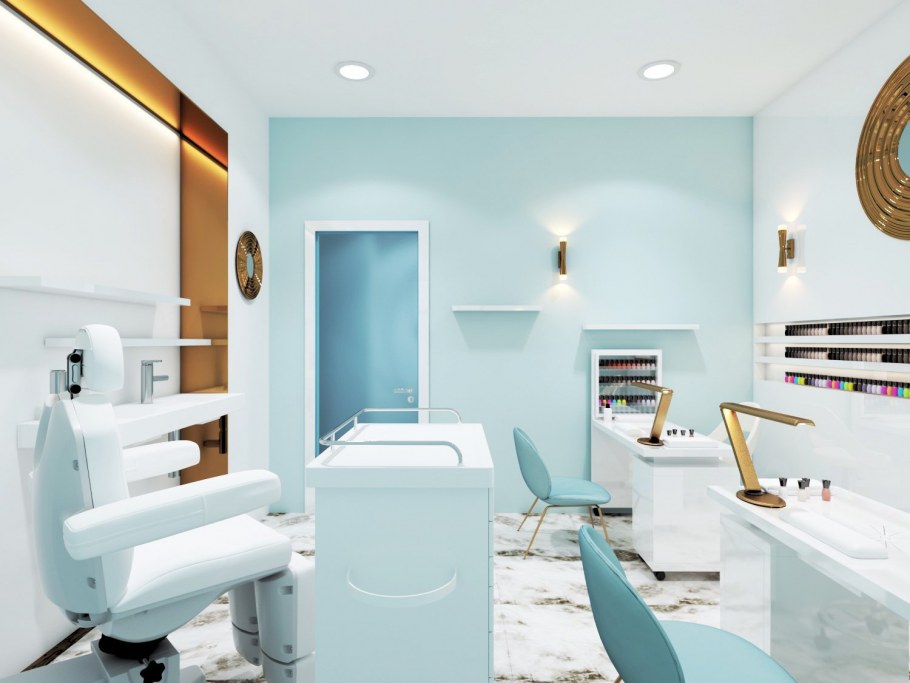 Интерьер маникюрного салона