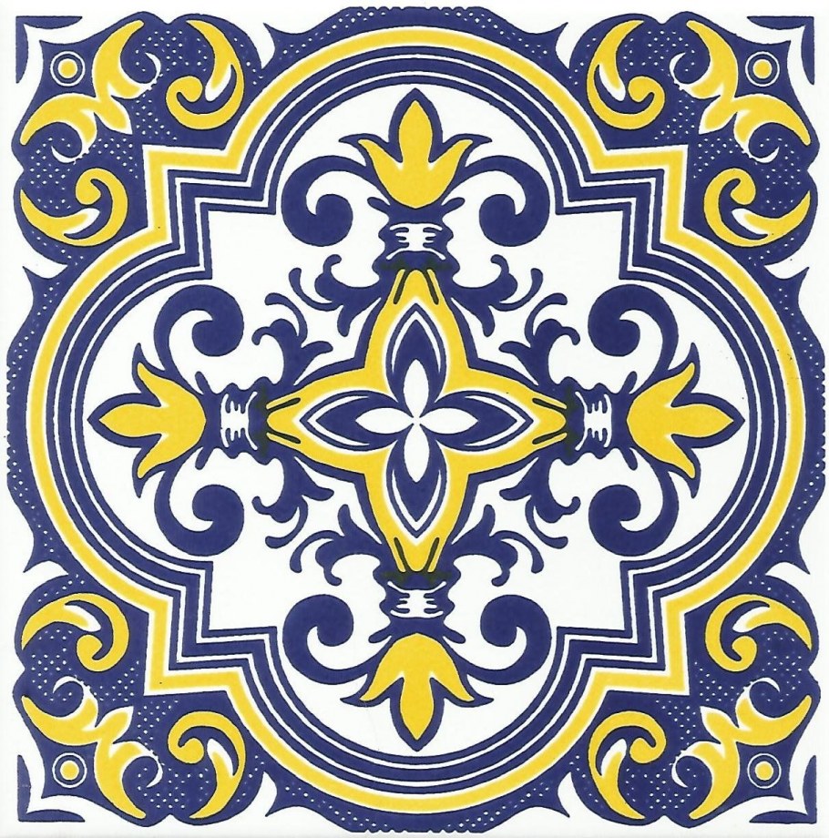 Португальский орнамент азулежу