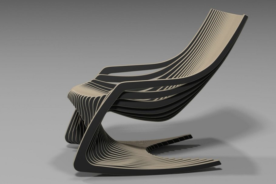 Параметрика из фанеры мебель