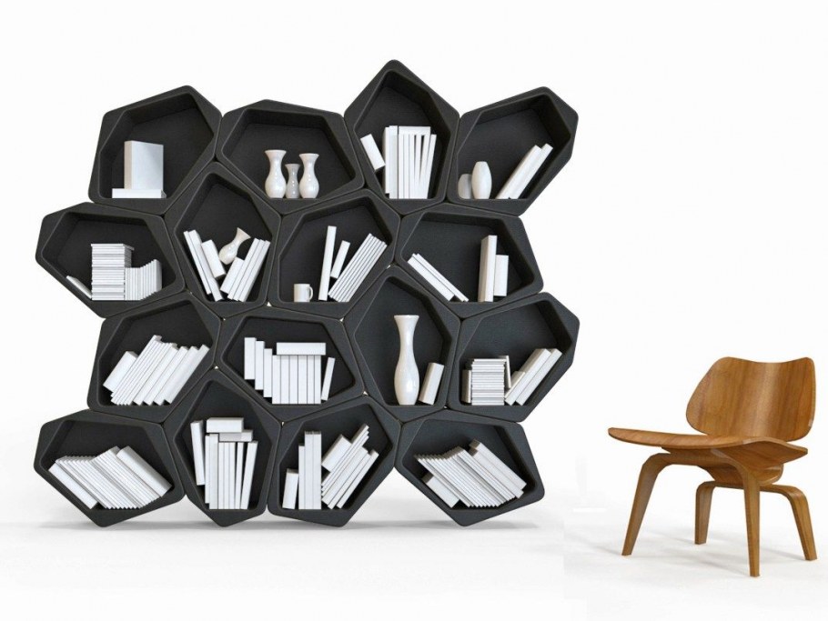 Необычные книжные полки