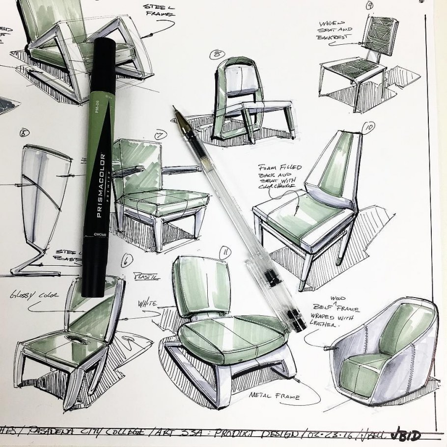 Дизайнерский проект стула