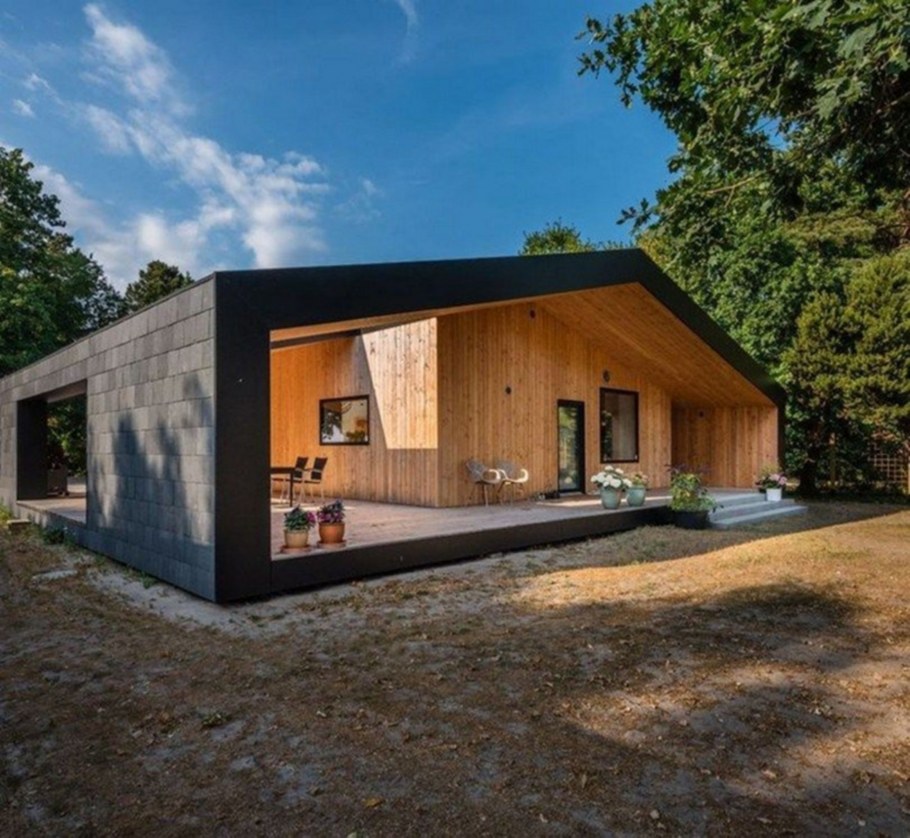 Дом в стиле барнхаус Скандинавия