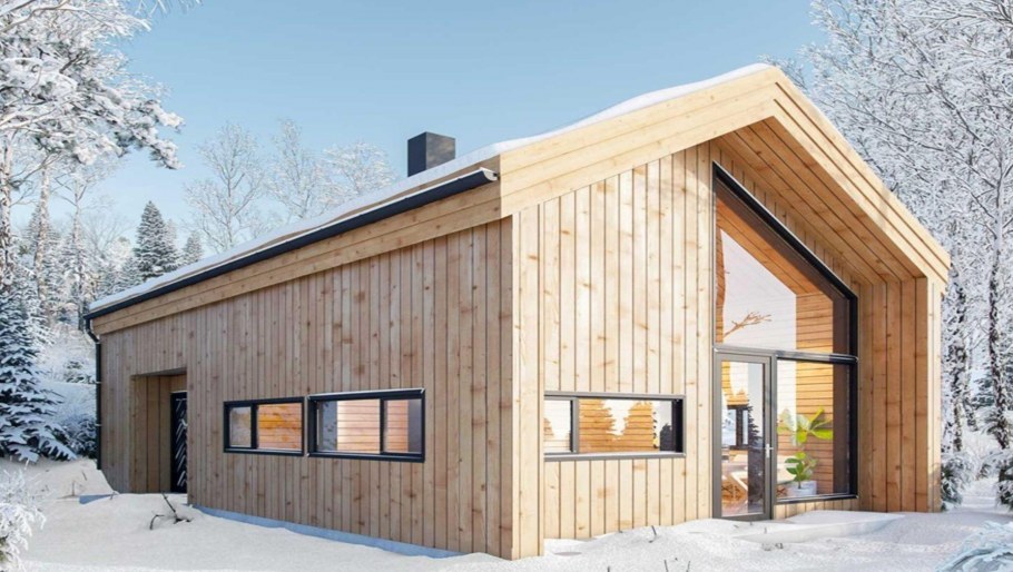 Дом-сарай в Голландии Barn House Eelderwolde