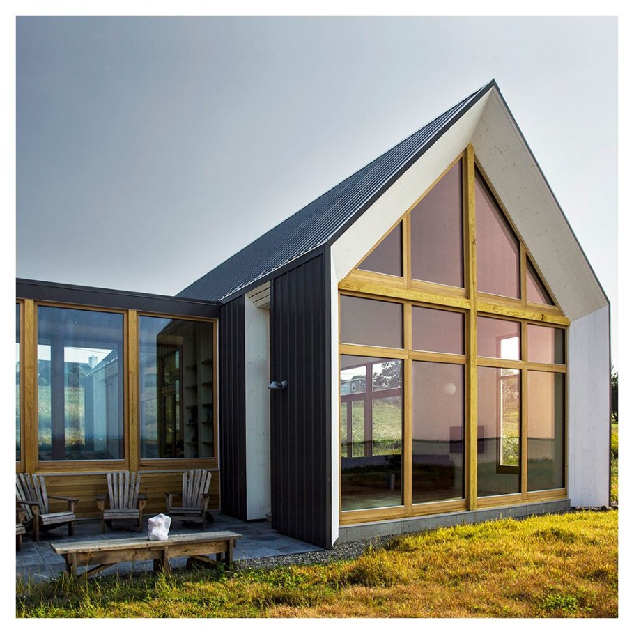 Барнхаус остекление террасы