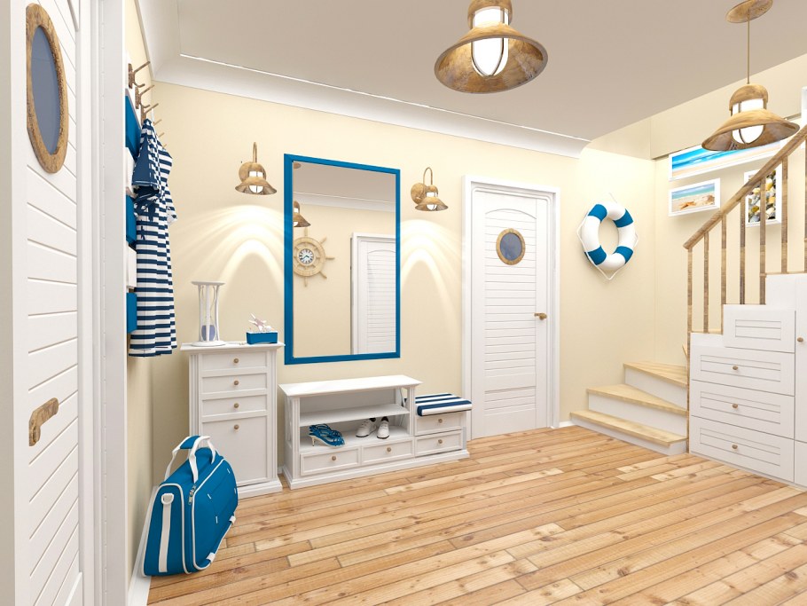 Навесной шкаф в прихожую