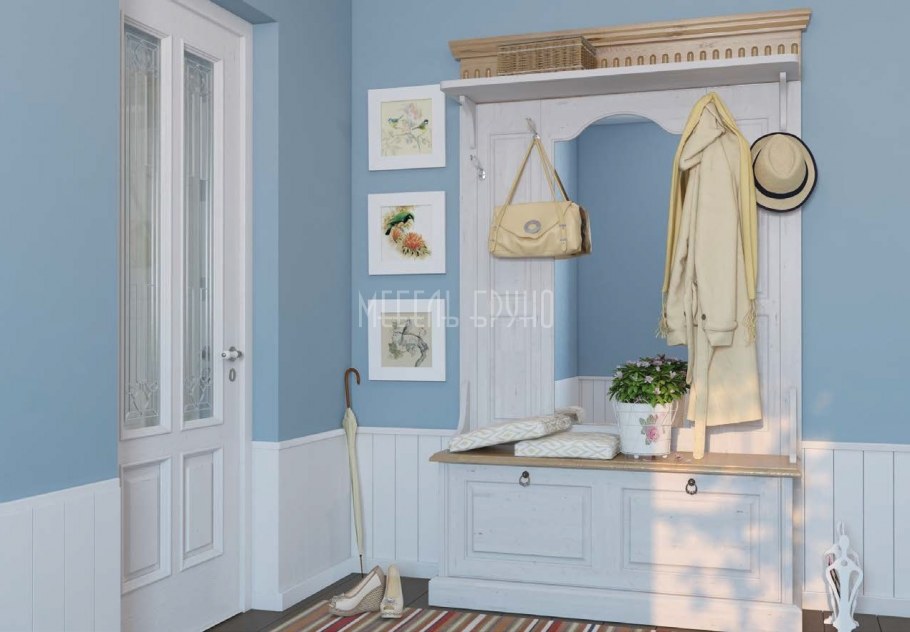 Синие двери в интерьере