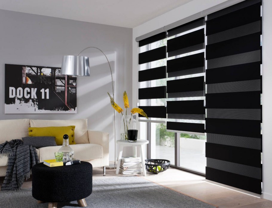 Рольшторы Зебра день ночь