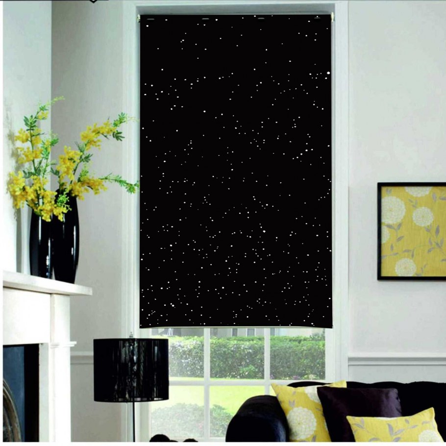 Рулонные шторы perforollo ночной город