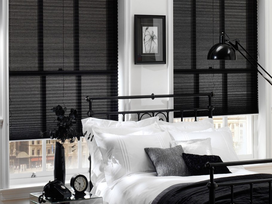 Жалюзи черно белые