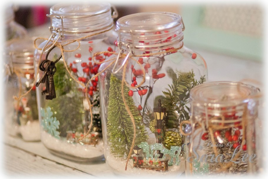 Композиция в банке на новый год