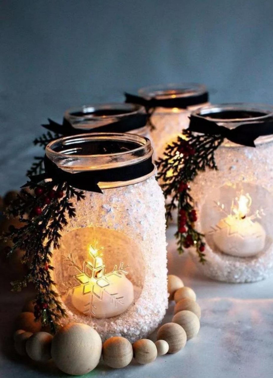 Декор вазы шишками