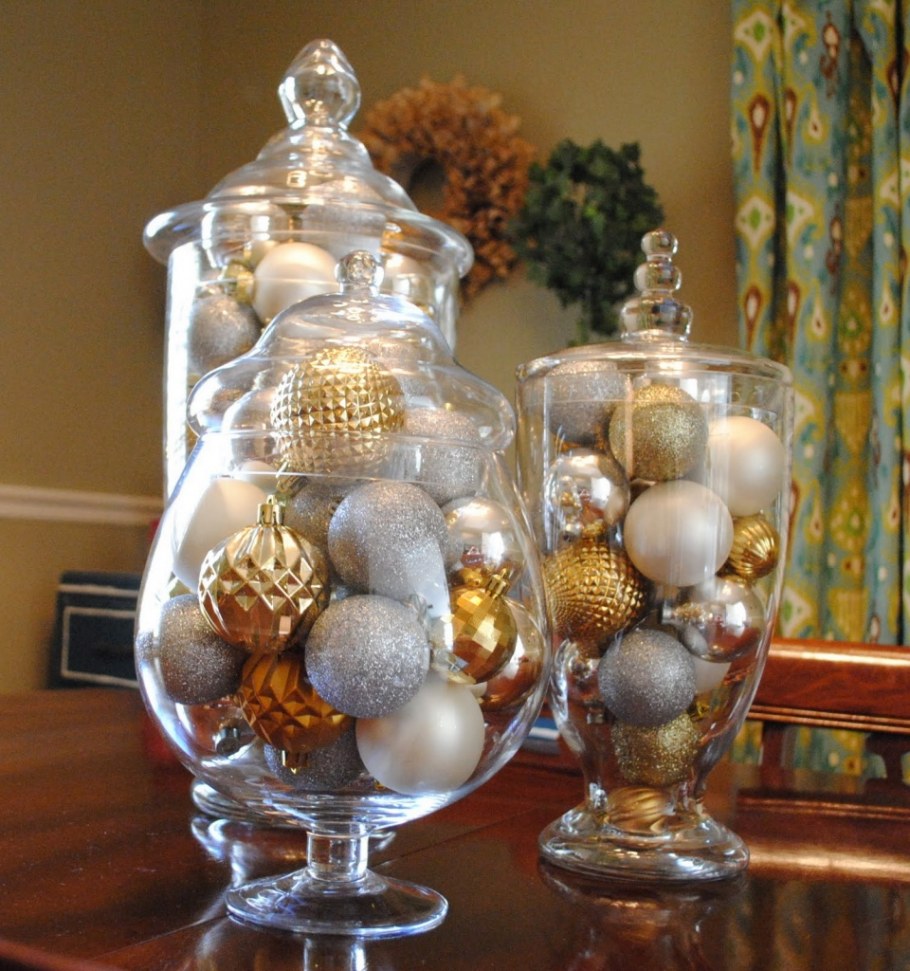 Декор стеклянных баночек