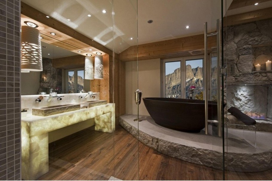 Ванная комната с джакузи