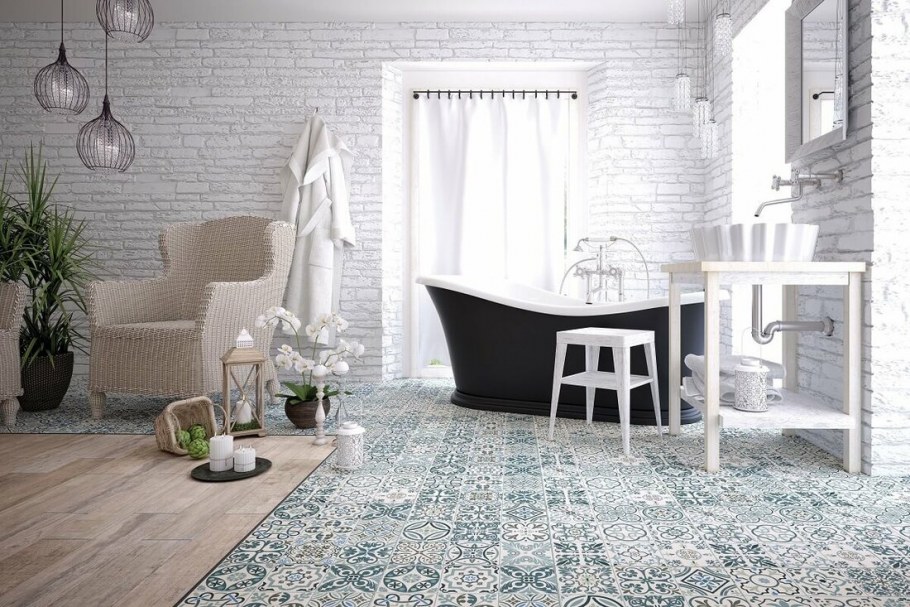 Интерьер шебби Шик+Сканди