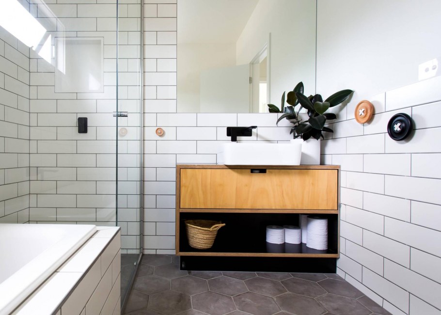 Ванная кабанчик в скандинавском стиле