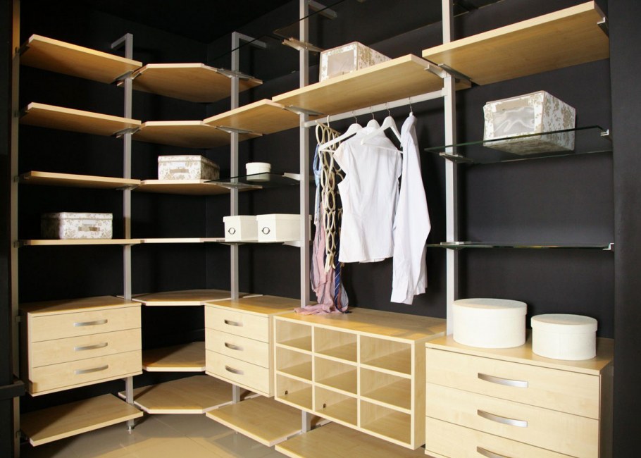 Стеллажные системы для гардеробной аристо