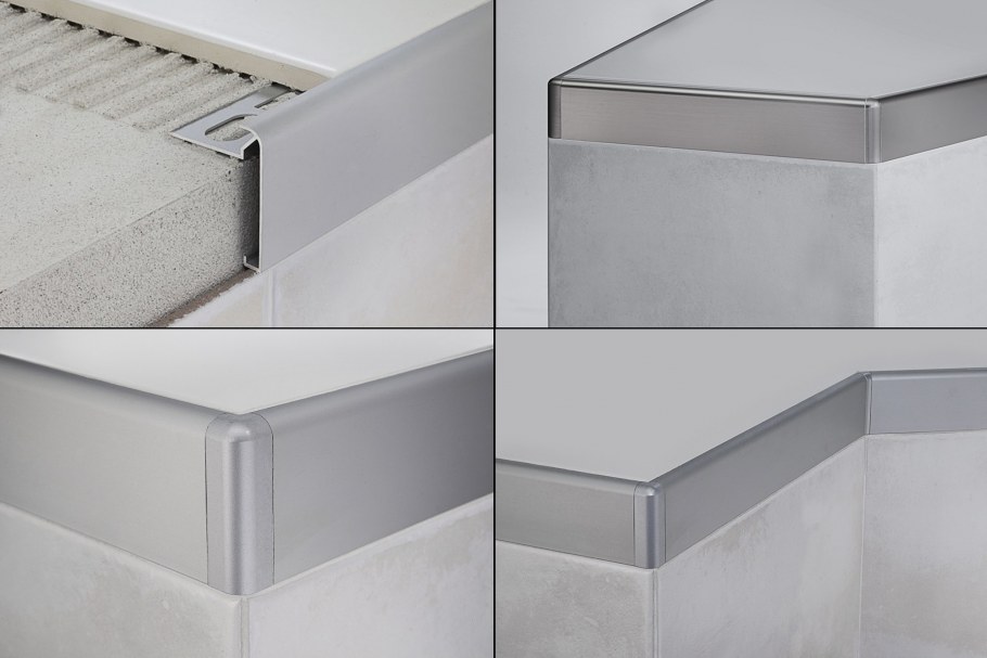 Уголок для внешних углов плитки наружный металлический