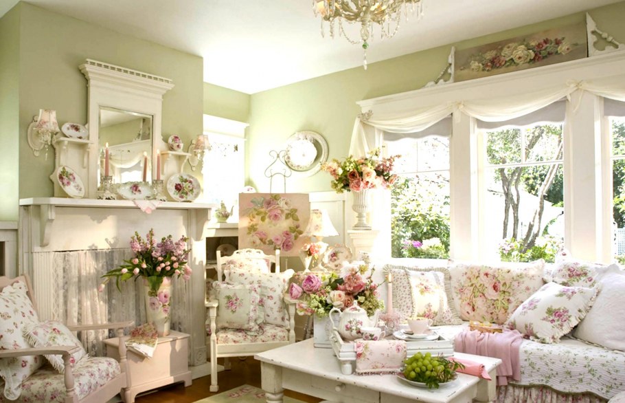 Фисташковая спальня Прованс