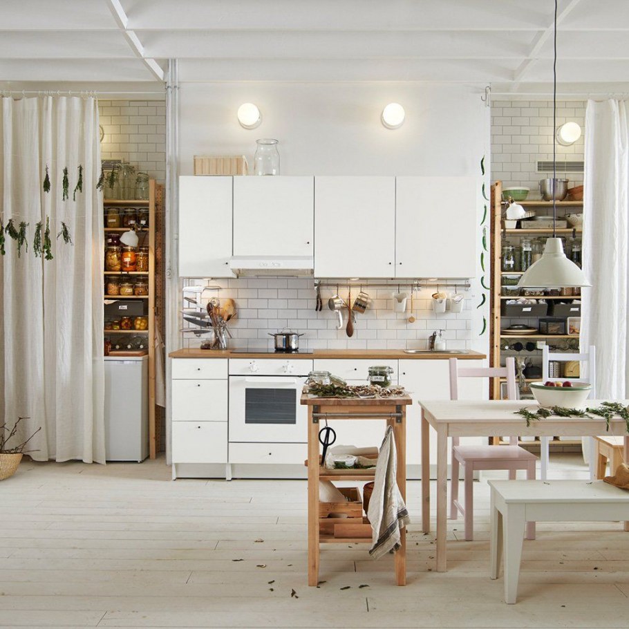 Кухня икеа КНОКСХУЛЬТ серая