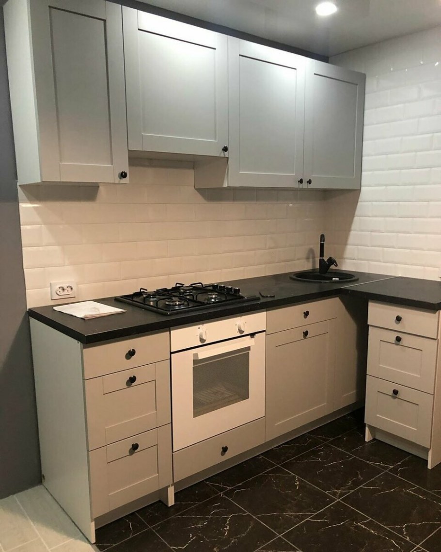 Кухня икеа бодарп зеленый