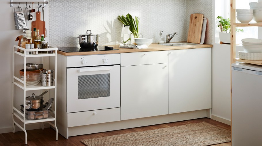 Кухня икеа КНОКСХУЛЬТ белая