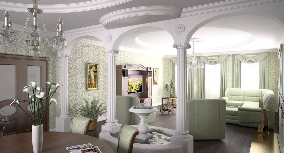 Колонны в стиле ар деко