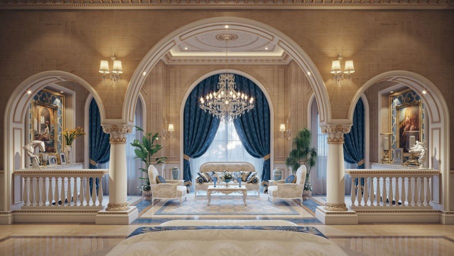 Древнеегипетский стиль в интерьере