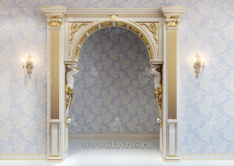 Колонны в интерьере квартиры