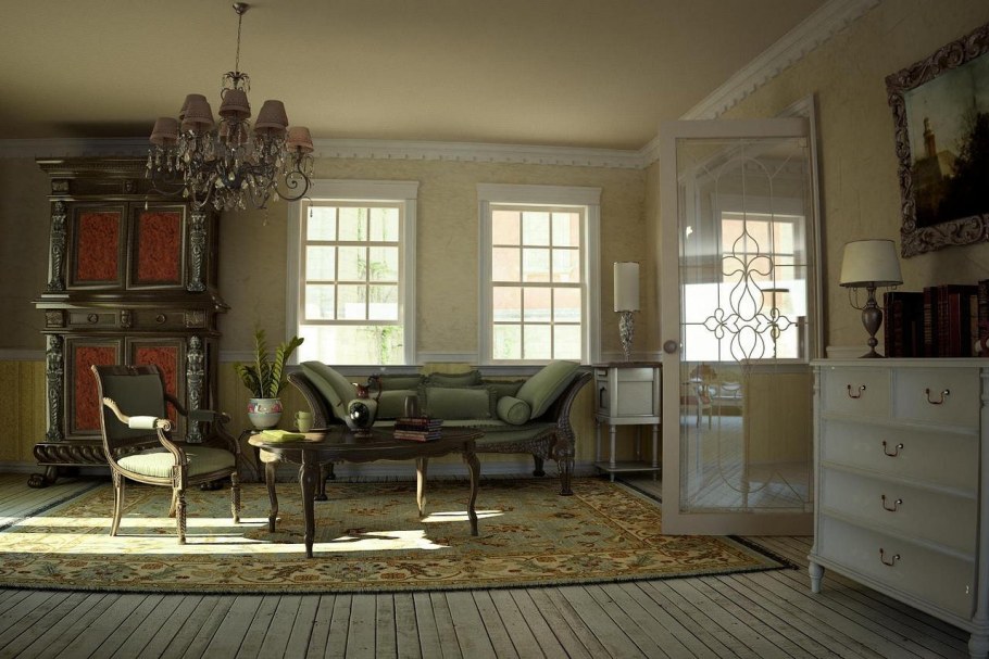 Квартира в старинном стиле