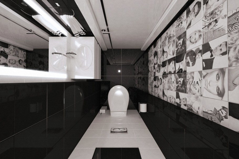 Туалет в студии красоты