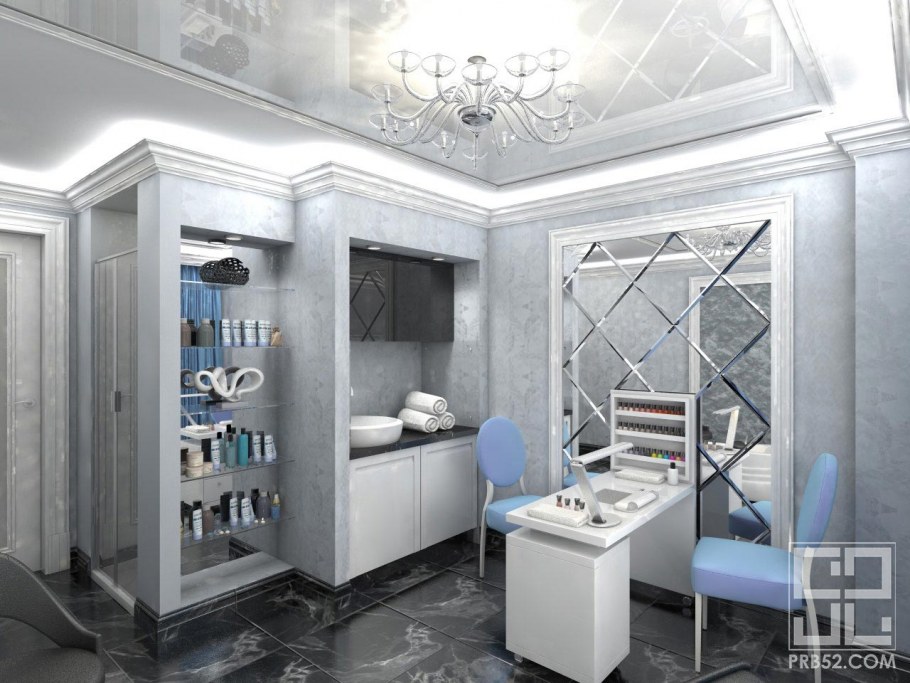 Туалет в парикмахерской