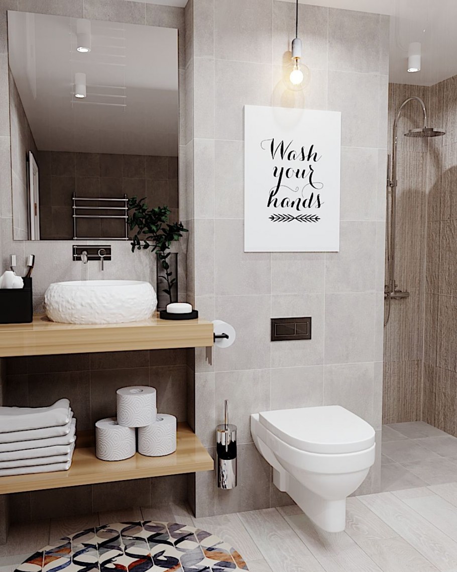 Санузел в салоне красоты