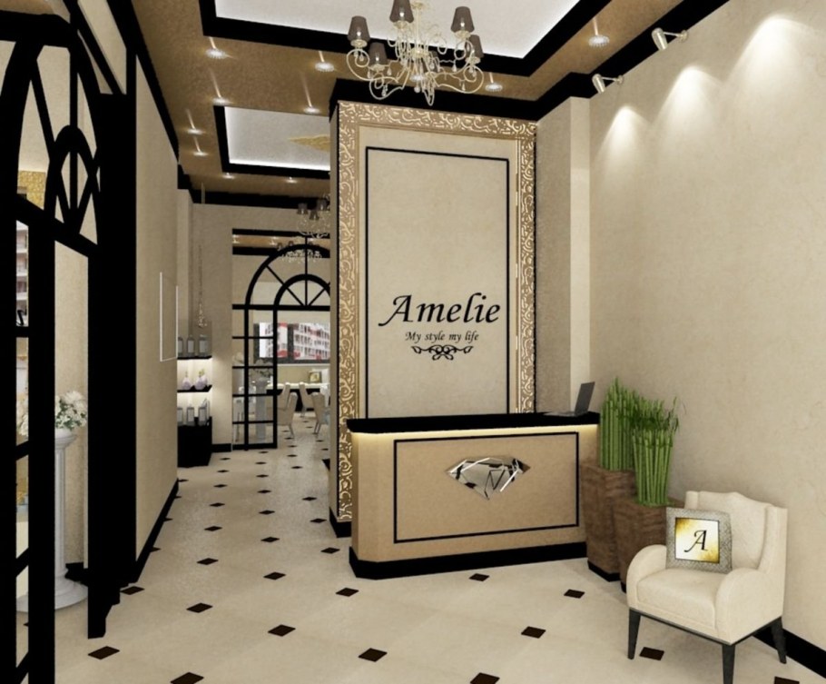 Маленький салон красоты интерьер