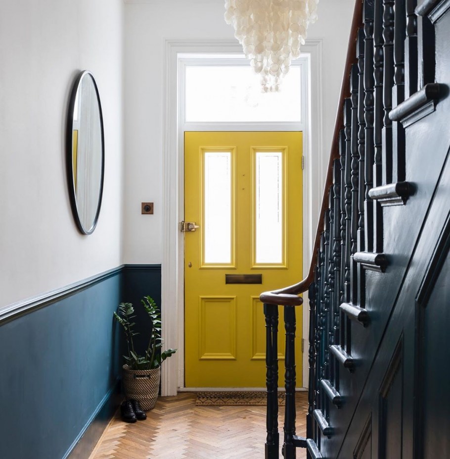 Окрашивание стен в коридоре