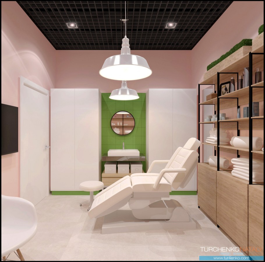 Косметологический кабинет в стиле лофт