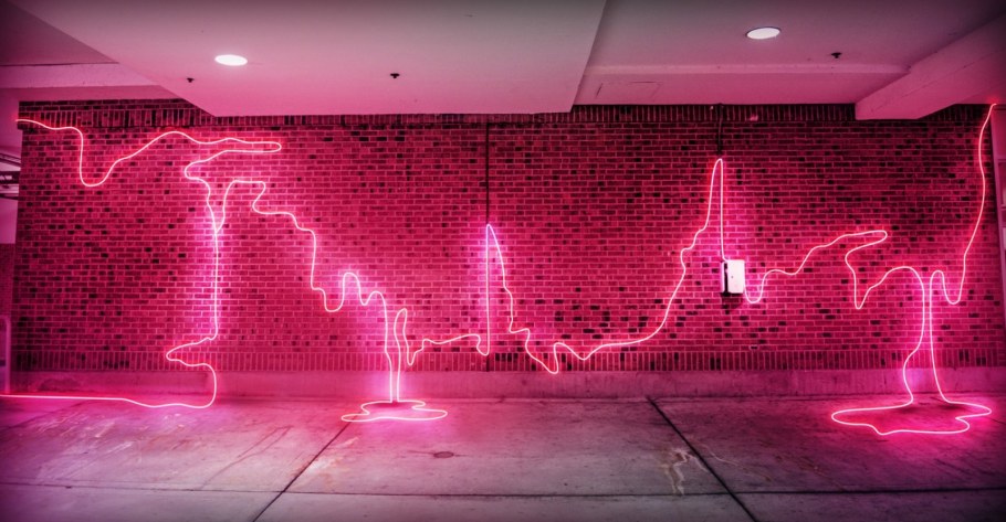 Aesthetic vaporwave неоне