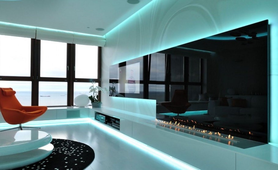 Геймерская комната с подсветкой