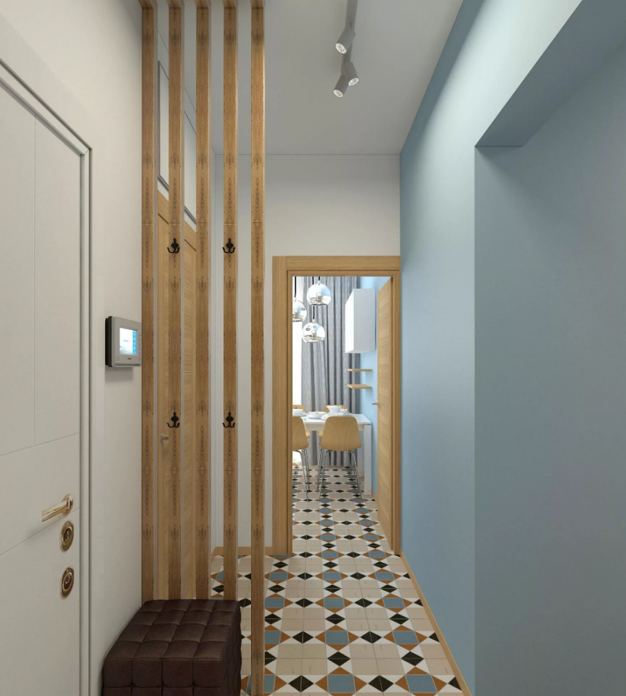 Интерьер коридора в современном стиле